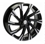 Легковой диск Khomen Wheels KHW1901 7,5x19 5x114,3 ET45 67,1 Black-FP