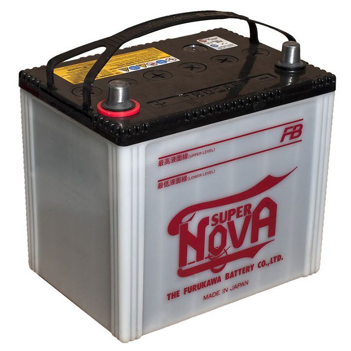Furukawa Battery Super Nova 60А/ч-12V ст EN550 европейские обратная 232x173x225